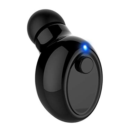 Mini Bluetooth Earbud, Bluetooth Headphone Wireless Invisible Bluetooth Headset with 6 Hour Playing Time Car Headset with Mic for iPhone Android Smartphones