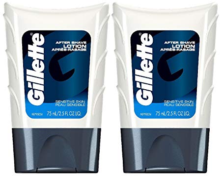 Gillette Series Sensitive Skin After Shave Lotion - 2.54 oz - 2 pk