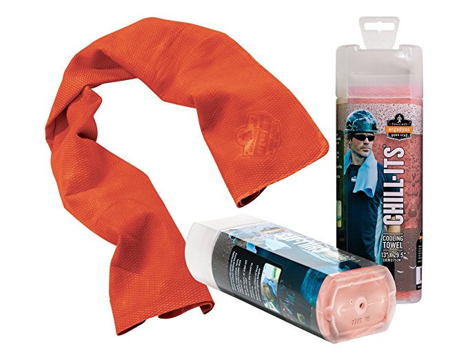 Chill-Its 6602 Evaporative Cooling Towel, Orange