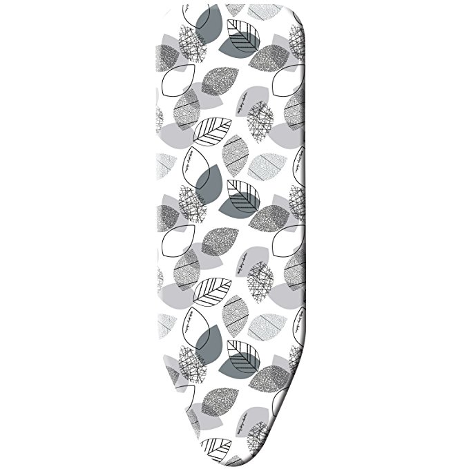 Minky Easy Fit Ironing Board Cover - 122 x 43cm, Black and White