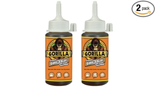 Gorilla 5002401-2 Original Glue (2 Pack), 4 oz, Brown