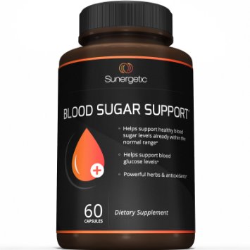 Best Blood Sugar Support Supplement - Helps Support Healthy Blood Sugar & Glucose Levels- Includes Bitter Melon Extract, Vanadium, Chromium, White Mulberry, Cinnamon, & Alpha Lipoic Acid (60 Capsules)