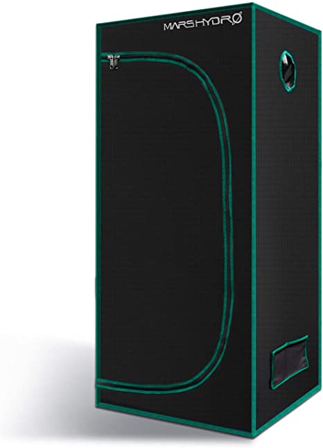 MARS HYDRO Grow Tent 2'x2' 1680D Canvas 100% Reflective Mylar Hydroponic Small Grow Tents Indoor Plant Growing Grow Room 24"x24"x55"