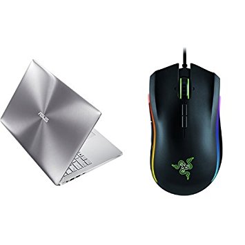 ASUS ZenBook Pro UX501VW 15" 4K Touchscreen Laptop  & Razer Mamba Tournament Edition - Chroma Ergonomic Gaming Mouse  bundle