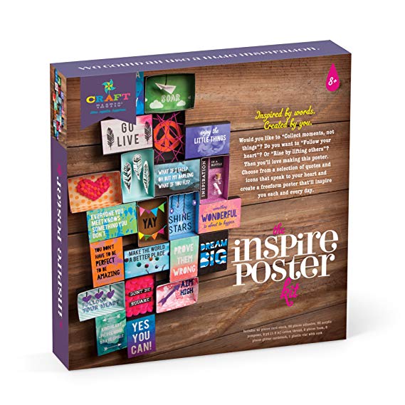 Craft-tastic – Inspire Poster Kit – Design a One-of-a-Kind Freeform Poster