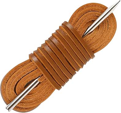 LolliBeads (TM Genuine Flat Leather Shoe Lace String Cord