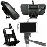 Cell Phone Tripod Adapter Mount and Desk Stand Holder for iPhone 6S 6S Plus 6 6 Plus 5S 5C 5 4S 4 Samsung Galaxy S6 S5 S4 S3 S2 and more by DaVoice