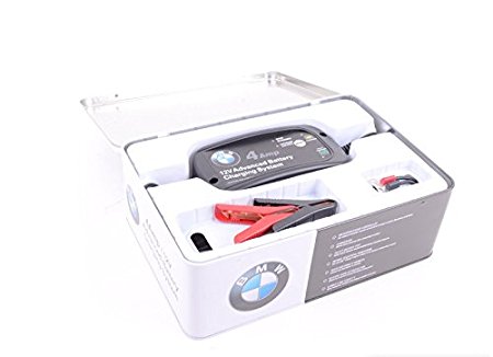 BMW Battery Charger - selectable for standard 12 volt or lithium batteries.