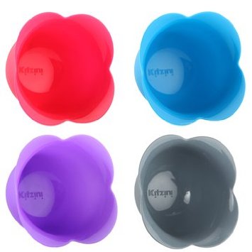 Silicone Egg Poacher (Set of 4) - Easy to Make Perfect Poached Eggs - Poaching Pouches in 4 designer colors
