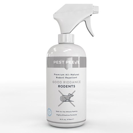 Good Riddance Rodent - Powerful, Natural Mouse Repellent Formula - Repels and Deters Rats, Mice and Voles - Humane, Trap Alternative, Eco-friendly and Safe for the Family (16 oz)