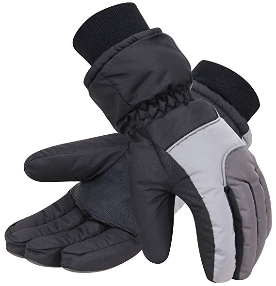 Halconia Mens Thinsulate Insulation Ski Gloves Winter Warm Waterproof Snowboard Gloves