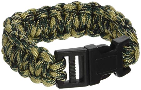 SecureLine NPCB550CM 550 Nylon Paracord Survival Bracelet,  Medium,  Camoflage