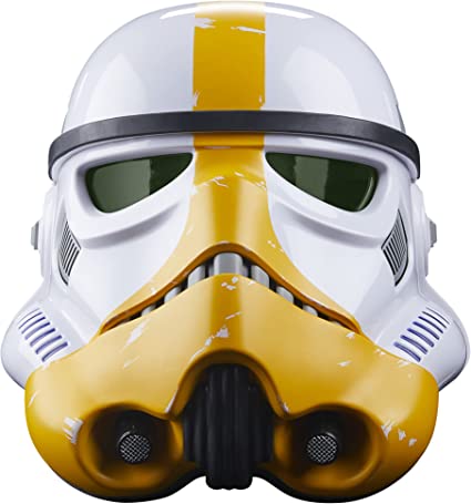 STAR WARS The Black Series The Mandalorian Artillery Stormtrooper Premium Electronic Helmet, Roleplay Collectible, Ages 14 and Up