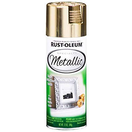 Rust-Oleum 1910830 Metallic Spray, Gold, 11-Ounce