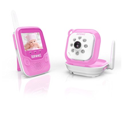 Duronic B101P Baby Monitor - Fully Rechargeable - 2.4 GHz 250m Wireless Colour Digital Video & Sound with Night Vision