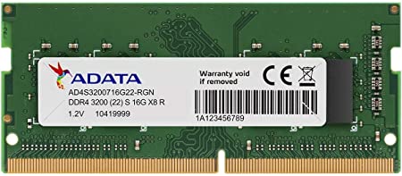 XPG Premier 32GB Single DDR4 3200MHz CL22 PC4-25600 260-Pin SODIMM Memory RAM Single (AD4S320032G22-SGN)