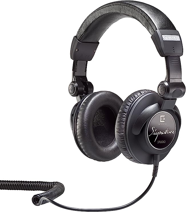 Ultrasone Signature Studio S-Logic Plus Surround Sound Professional Closed-Back Headphones with Hard-Sided Carrying Case
