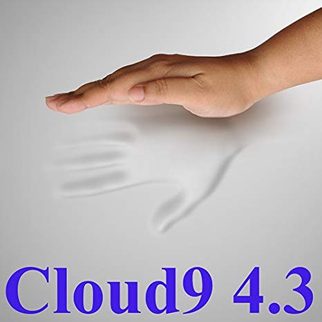 4.3 Cloud9 Queen 3 Inch 100% Visco Elastic Memory Foam Mattress Topper