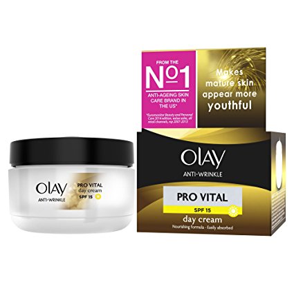 Olay Anti-Wrinkle Pro Vital Anti-Ageing Moisturiser Day Cream SPF 15, 50 ml