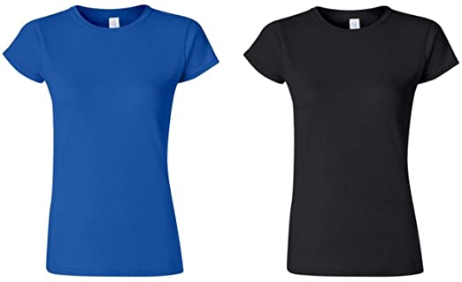 Gildan Women's Softstyle Cotton T-Shirt, Style G64000l, 2-Pack