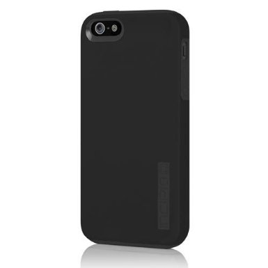 iPhone 5s Case, Incipio DualPro Protective [Shock Absorbing] Cover fits Apple iPhone 5, iPhone 5s, iPhone SE - Black