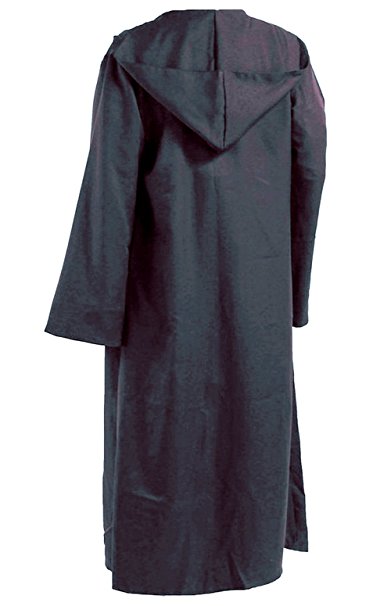 Amayar Men Tunic Hooded Robe Cloak Knight Fancy Cool Cosplay Costume