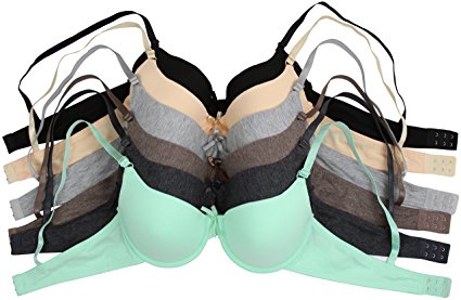 ToBeInStyle Women's Pack of 6 Bras