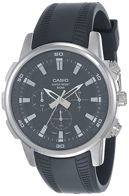 Casio Analog Black Dial Men's Watch-MTP-E505-1AVDF