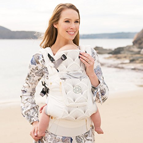 SIX-Position, 360° Ergonomic Baby & Child Carrier by LILLEbaby – The COMPLETE Embossed Luxe (Brilliance White)