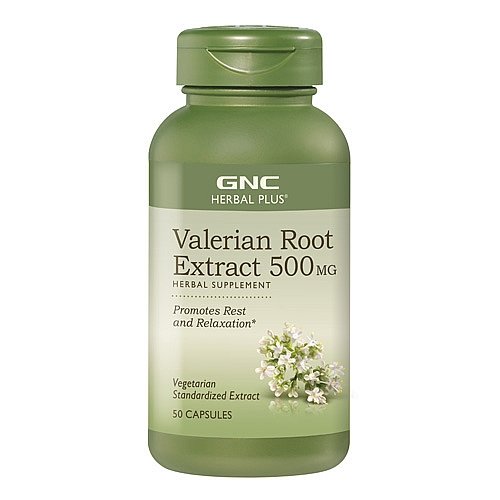 GNC Herbal Plus Valerian Root Extract 500mg 50 caps