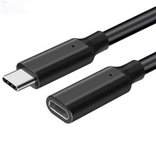 JESWO USB C Extension Cable USB 4.0 40Gbps Type C Male to Female Extender Cord Thunderbolt 4 USB C Extender 100W PD Fast Charge 8K@60Hz Video Display Compatible for MacBook iPad Surface Galaxy (1M)
