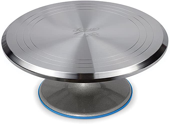 Ateco 615 Stainless Steel Turntable, Aluminum