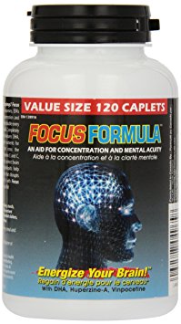 Nu-Life Focus formula Caplets, 120 Count Bottle