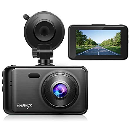 Dash Cam 1080P FHD DVR Car Dashboard Camera Recorder 3" LCD Screen 170° Wide Angle, Super Night Vision, G-Sensor, WDR, Parking Monitor, Loop Recording, Motion Detection in New Version