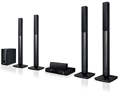 LG LHD457 Bluetooth Multi Region Free 5.1-Channel DVD Home Theater Speaker System w/Free HDMI Cable, 110-240v