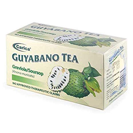 Soursop Graviola Guyabano Tea Pack of 30 Tea Bags - 100% Pure Dried Leaves, All Natural, No Preservatives, The Richest Nutrient & Antioxidant Superfood