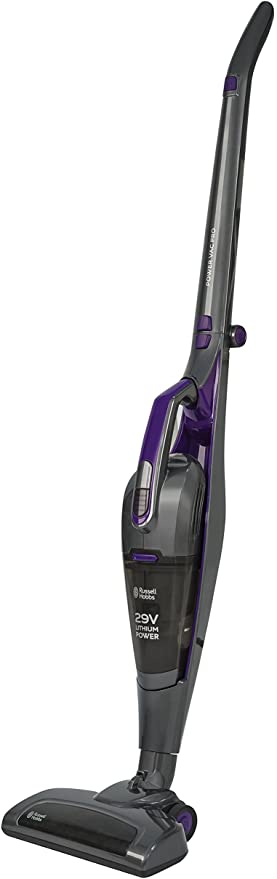 Russell Hobbs RHSV2901 29v Turbo Vac Pro 2 in 1 Vacuum Cleaner Gun Metal Grey & Purple [Energy Class A] - Free 2 year guarantee