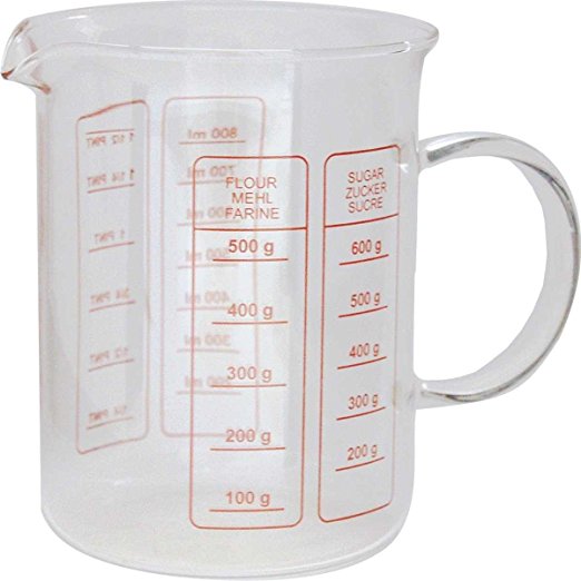 Simax Glassware 3843 4-Cup Cooking and Measuring Cup, Large