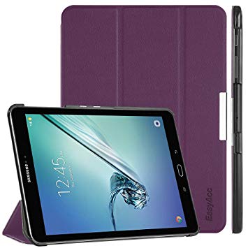 EasyAcc Case For Samsung Galaxy Tab S2 9.7, Ultra Slim Lightweight with Stand/Auto Sleep Wake-up Function Cover Smart Case Fit for Samsung Galaxy Tab S2 9.7 (Folded Cover Design, Purple)