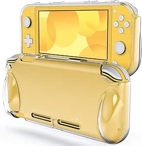 JETech Hülle für Nintendo Switch Lite 2019, rutschfeste Silikonhülle Schutzhülle mit Federung und Anti-kratzt (HD Klar)