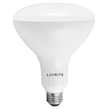Luxrite LR31822 14-Watt LED BR40 Flood Light Bulb, 85W Equivalent, Dimmable, Natural White 3500K, 1100 Lumens, E26 Base, UL Listed, 1-Pack