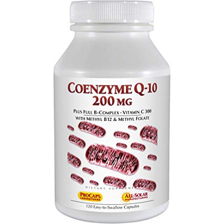 Andrew Lessman Coenzyme Q-10 200 mg 120 Capsules – Essential for Energy Production and Optimum Key Organ Function, Anti-Oxidant Support, Depleted by Aging, Plus B-Complex. Easy to Swallow Capsules