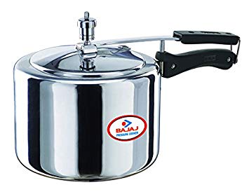 Bajaj Pressure Cooker, 3 Litres, Silver