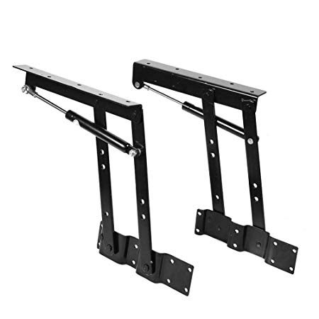 One Pair 50kg/100lb Lift Up Top Coffee Table Lifting Frame Mechanism Hardware Spring Hinge Gas Hydraulic Hinge Hardware DIY Side Table Furniture Accessories