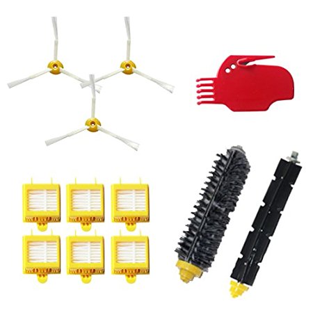 Accessories Replacement Kit for Roomba 700 Series 760 770 780 Includes Bristle Brush & Flexible Beater & Hepa Filter & Side Brush & Cleaning Tool