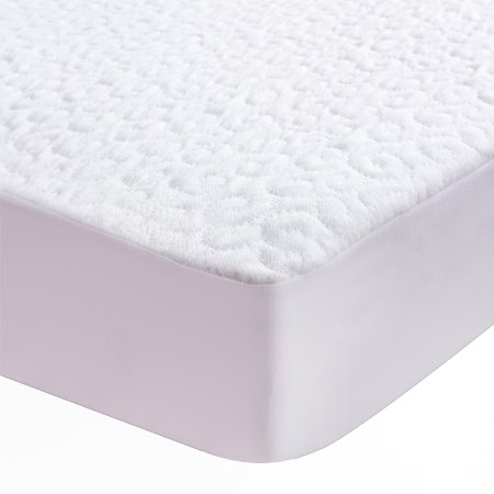 Lullabi Premium Hypoallergenic Waterproof Mattress Protector, Mattress Cover, Soft and Breathable, Pure White, Queen Size