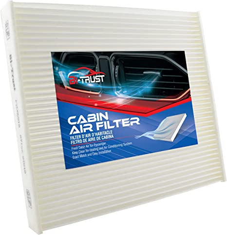 Bi-Trust Cabin Air Filter,Replacement for CF10285,CP285,VF2000, Compatible with Toyota/Lexus /Subaru/Scion/Pontiac,White