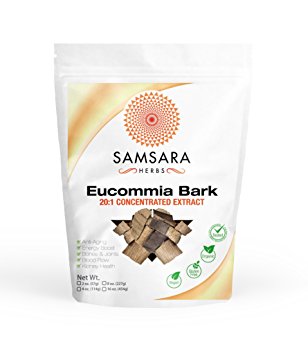 Eucommia Extract Powder - 20:1 Concentrated Extract (2oz/57g) | Bone Health | Hormonal Health | Libido | Ligaments & Tendons | Nourishes Jing