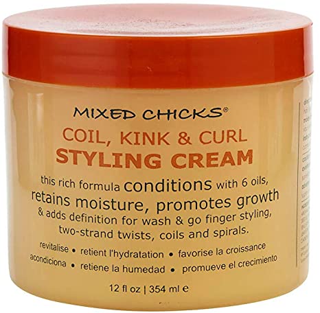 Mixed Chicks Coil, Kink & Curl Styling Cream, 12 Fl. Oz