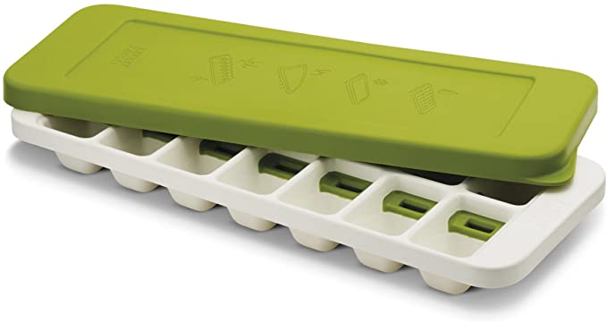 Joseph Joseph QuickSnap Plus Easy Release Ice-Cube Tray with Stackable Lid - Green